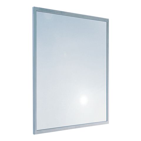 BRADLEY 782 SS ANGLE FRAME MIRROR 450MM x 600MM SATIN