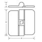 METLAM 106C GRAVITY HINGE LH HC CONC SF AVAI ONLY SF