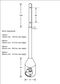 METLAM 110 REBATED SHAFT FOOT ASMBLY 150MM 35MM ADJ SSS