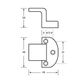 METLAM 117C OVERLAP LO STAPLE SF FOR 600 IND SCP N/F