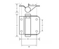 METLAM 109 SPRING HINGE HC EA BOLT THROUGH SCP