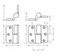 METLAM OL105 L/O S/HINGE L HC BTF