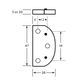 METLAM OVERLAP STAPLE SPACER FOR 18MM SCP NF