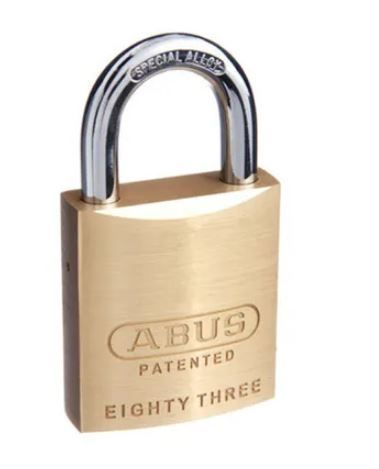 003 ABUS 83-45 PADLOCK 25mm SHACKLE