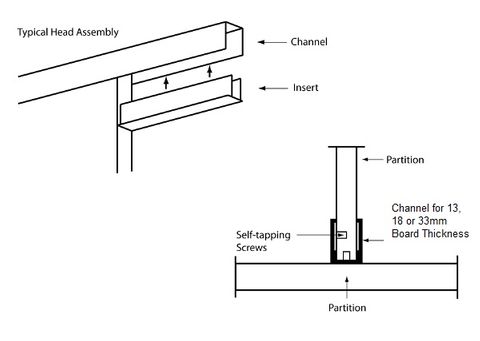 METLAM ALUM 13MM INSERT CHANNEL 2.7M