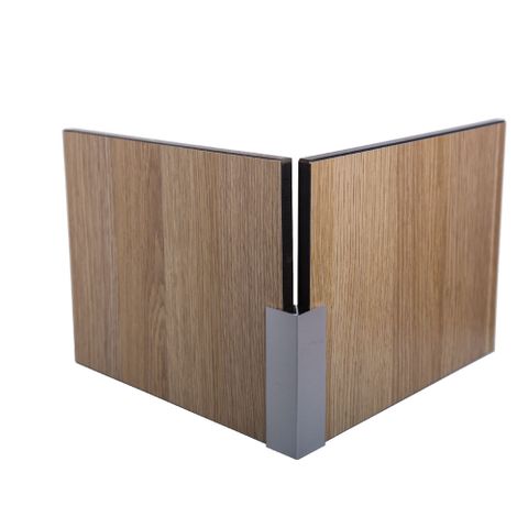 Metlam WACH13_18CORNER Aluminium 13mm Corner Channel &ndash; 1800mm - 1 Piece