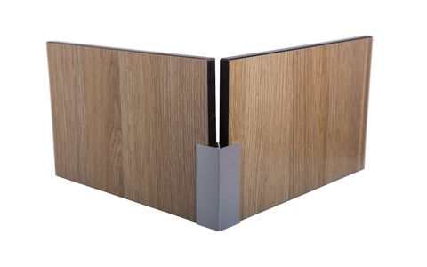 METLAM ALUMINIUM 18MM CORNER CHANNEL – 3600MM - 1 PIECE