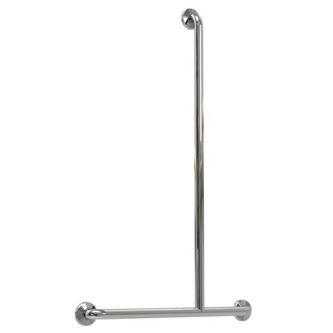 GRAB RAIL W/ SMOOTH COVER PLATE 660X1100 BRIGHT POLISHED RH