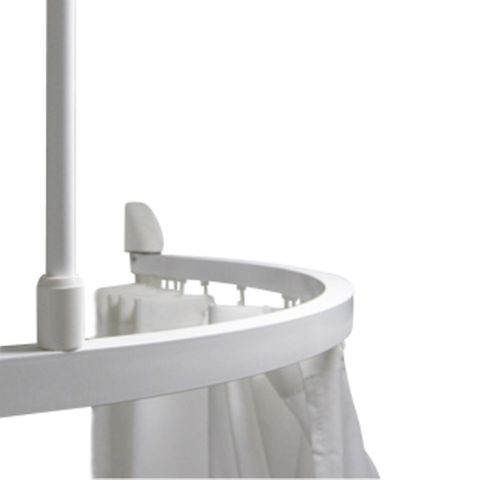 BRADLEY SHOWER CURTAIN TRACK SYSTEM SURF MNT 1200MM STRAIGHT