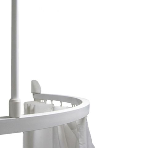 BRADLEY SHOWER CURTAIN TRACK SYSTEM 1200X1200 WHITE