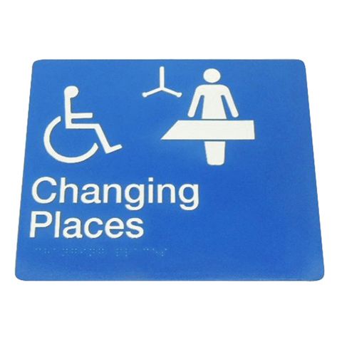 BRADLEY CHANGING PLACES SIGN
