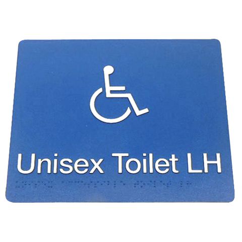 BRADLEY DISABLED TOILET LH SIGN