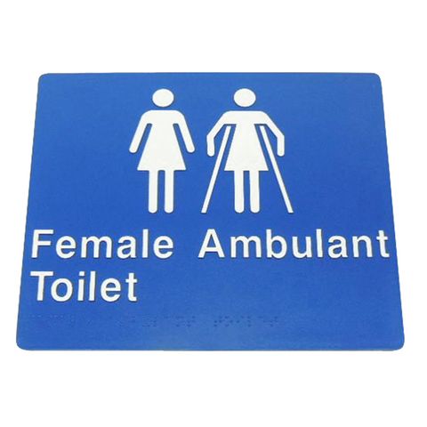 BRADLEY FEMALE/FEMALE AMBULANT SIGN