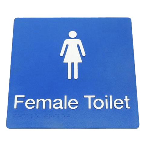 BRADLEY FEMALE TOILET SIGN