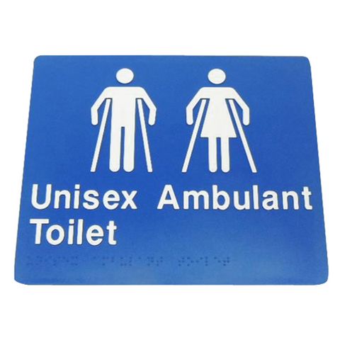 BRADLEY UNISEX AMBULANT TOILET SIGN