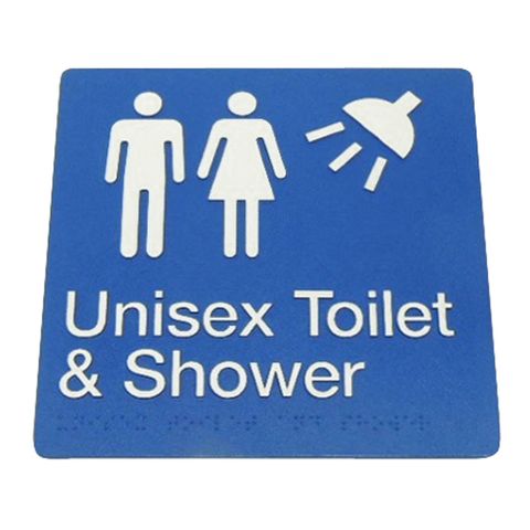 BRADLEY UNISEX TOILET & SHOWER SIGN