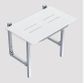 CON-SERV 600X400MM SAFE-ASSIST SHW SEAT WHITE/BRUSHED STAINL