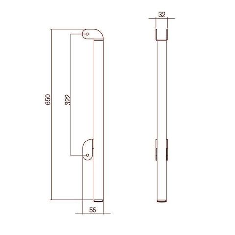 CON-SERV SS964LE SHOWER SEAT LEG EXTENSION