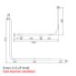 CON-SERV CLAM FLANGE CORNER GRAB RAIL 1110X1030X600 LH BS