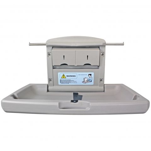 BRADLEY ICN-001-GREY HORIZONTAL BABY CHANGING STATION