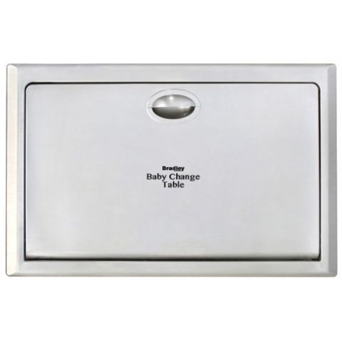 BRADLEY ICN-962 RECESSED SSS BABY CHANGING STATION