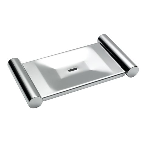 BRADLEY R021-LH SOAP DISH LESS HOLES SURF MNT 160X125 BRIGHT