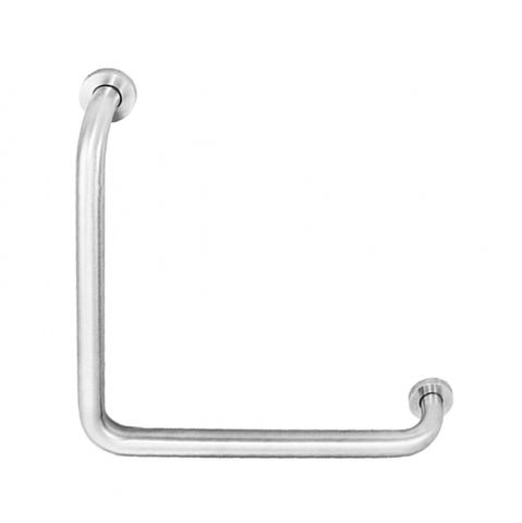 BRADLEY SAL 32MM TOILET GRAB RAIL 450X450 BRIGHT SURF MNT