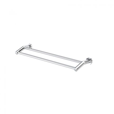 BRADLEY DOUBLE TOWEL RAIL 900WX45HX140D CHROME PLATED