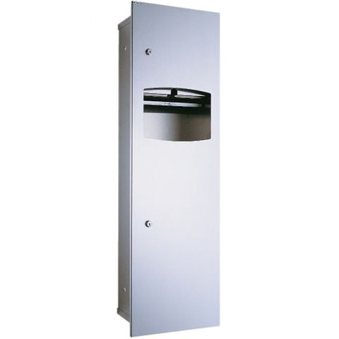 BRADLEY CONTEMPORARY SERIES RECESSED TOWEL + WASTE UNIT MB
