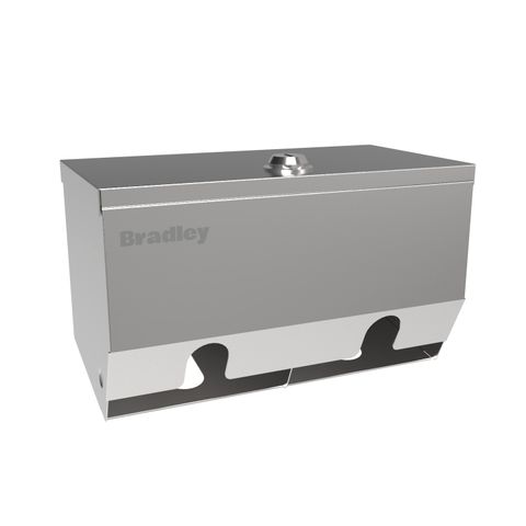 BRADLEY DOUBLE LOCKABLE TOILET ROLL HOLDER AS1428.1COMPLIANT