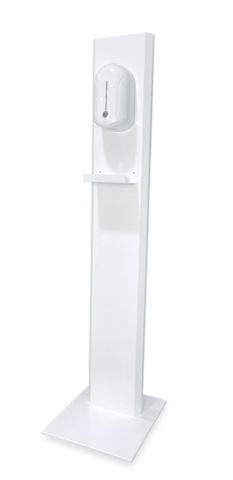 BRADLEY 68010 CLEAN HANDS SANITISER STAND WHITE