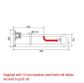 CON-SERV TILTLOCK GRAB RAIL W/TOILET ROLL RH PS