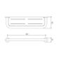 CON-SERV COMFORT COLLECTION SHELF 350MM - BRUSHED STAINLESS