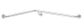 Con-Serv CF761BSLH Clam Flange Corner Grab Rail 760X1000 LH BS
