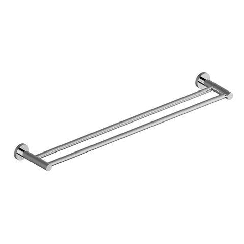 BARBEN STREAM DOUBLE TOWEL RAIL 800MM