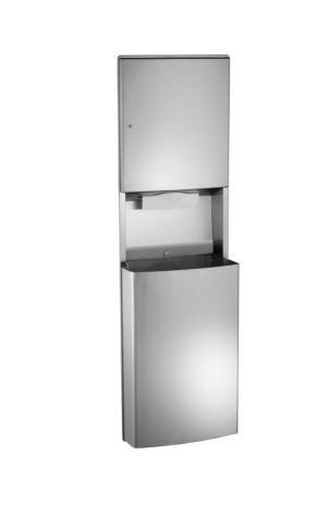 ASI JDM 10-20469 PAPER TOWEL DISPENSER + BIN 56L RECESSED