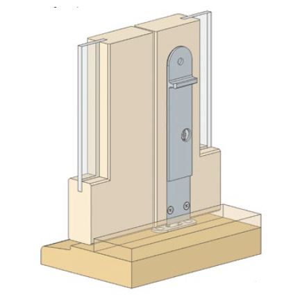 CENTOR DL LOW PROFILE KEYED DROPBOLT