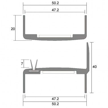 KILARGO FDMS-TP INTUMESCENT ASTRAGAL SEAL