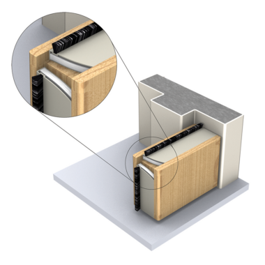 KILARGO KP3107SS INTUMESCENT ASTRAGAL SEAL