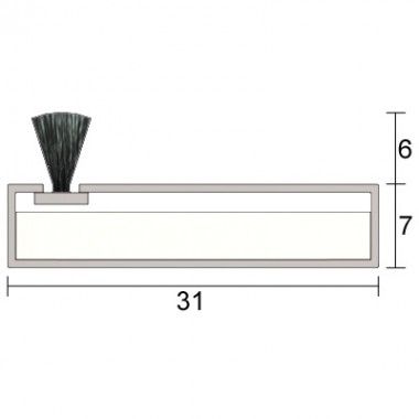 KILARGO KP3107SS INTUMESCENT ASTRAGAL SEAL