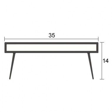 KILARGO KP3504TF INTUMESCENT BOTTOM SEAL