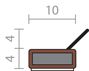 RAVEN RP1004SA INTUMESCENT PERIMETER SEAL 2100MM