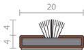 RAVEN RP2004S INTUMESCENT PERIMETER SEAL