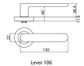 LOCKWOOD SYMPHONY 106 LEVER ON ROUND ROSE FULL SET SC