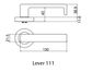 LOCKWOOD SYMPHONY 111 LEVER ON ROUND ROSE FULL SET SC