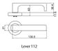 LOCKWOOD SYMPHONY 112 LEVER ON ROUND ROSE FULL SET SC