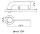 LOCKWOOD SYMPHONY 124 LEVER ON ROUND ROSE FULL SET SC