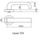 LOCKWOOD SYMPHONY 131 LEVER ON ROUND ROSE FULL SET SC