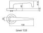 LOCKWOOD SYMPHONY 133 LEVER ON ROUND ROSE FULL SET SC