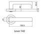 LOCKWOOD SYMPHONY 142 LEVER ON ROUND ROSE FULL SET SC